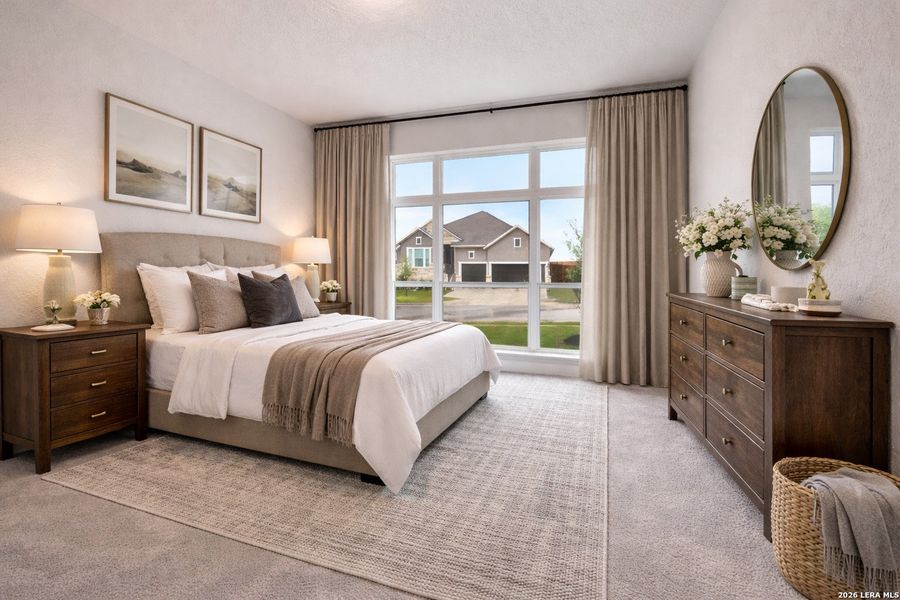 Furnished interior view inside a new home in Meyer Ranch – Legacy Series, New Braunfels (Image 8).