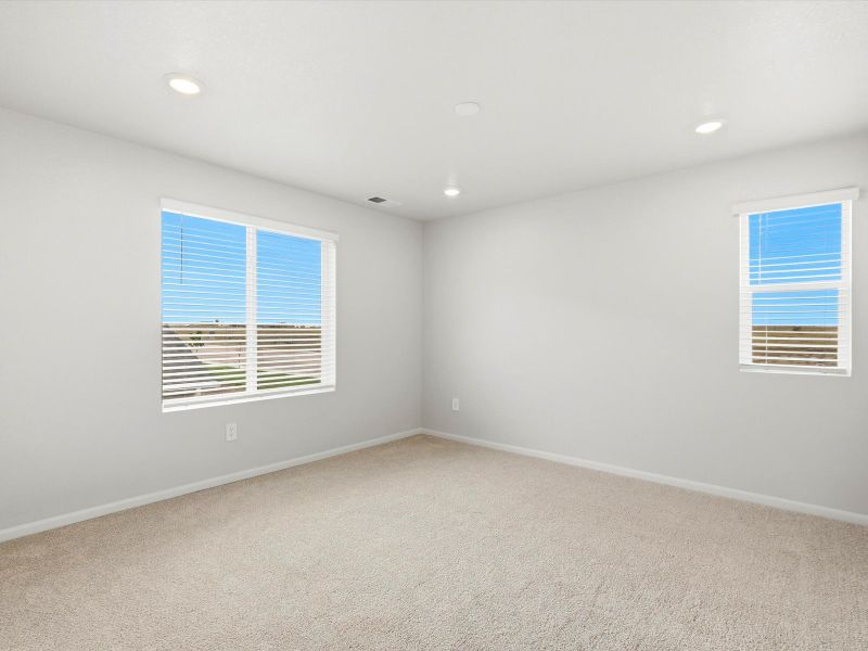 Spacious, unfurnished interior of a new home in Lorson Ranch: The Trail Collection, Colorado Springs (Image 15). Spacious, unfurnished interior of a new home in Lorson Ranch: The Trail Collection, Colorado Springs (Image 15).