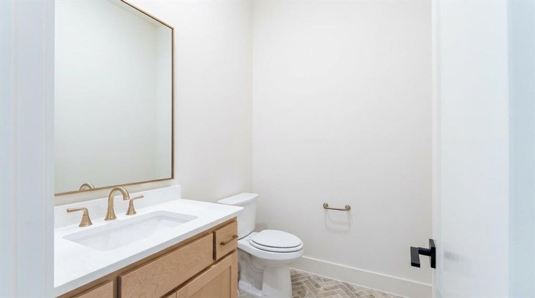 Furnished interior view inside a new home in , Aledo (Image 4).