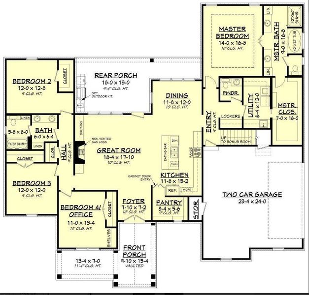 2D floor plan layout of this home in , Mount Gilead, NC (Image 4).