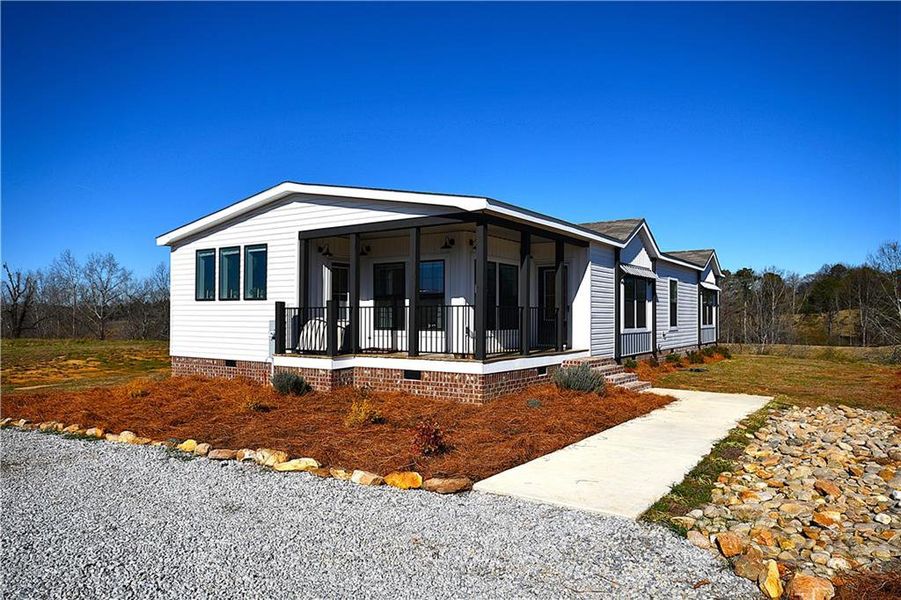 Exterior details and patio area of a home in , Buchanan (Image 23). Exterior details and patio area of a home in , Buchanan (Image 23).