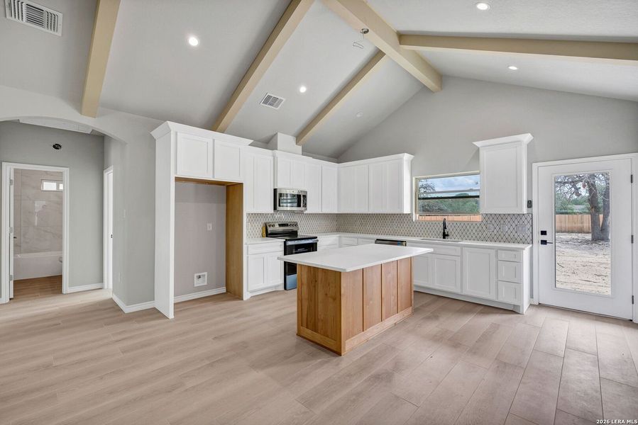 Furnished interior view inside a new home in , Elmendorf (Image 8). Furnished interior view inside a new home in , Elmendorf (Image 8).