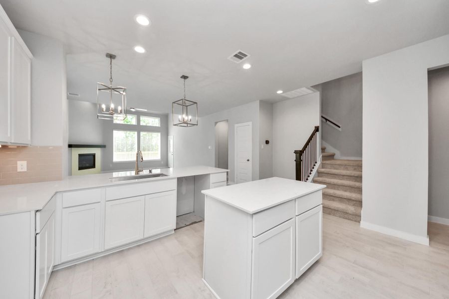 This generously spacious kitchen is a dream realized!