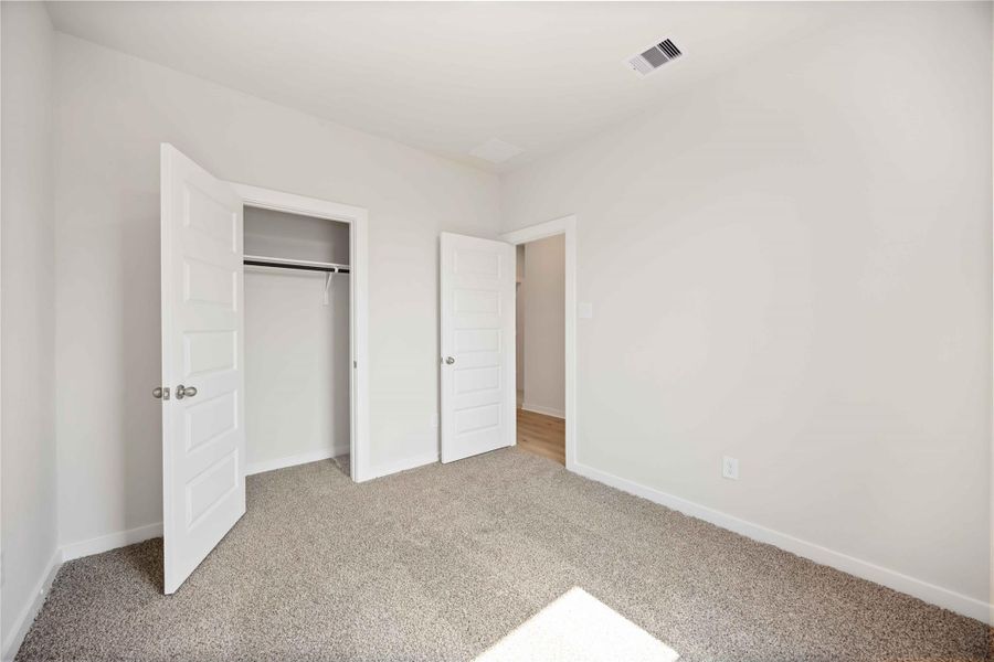 Spacious, unfurnished interior of a new home in Bluebonnet Village, Bellville (Image 13). Spacious, unfurnished interior of a new home in Bluebonnet Village, Bellville (Image 13).