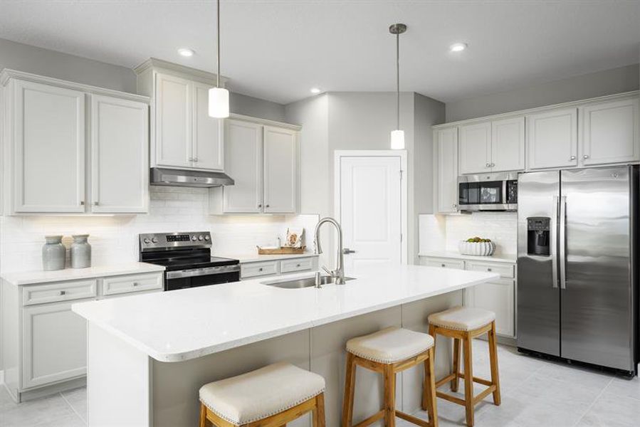 Representative furnished interior of a home built from the Brooks by Ryan Homes in Silver Oaks, Port St. Lucie (Image 2).