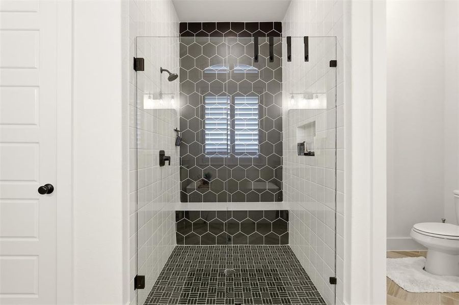 Oversized shower