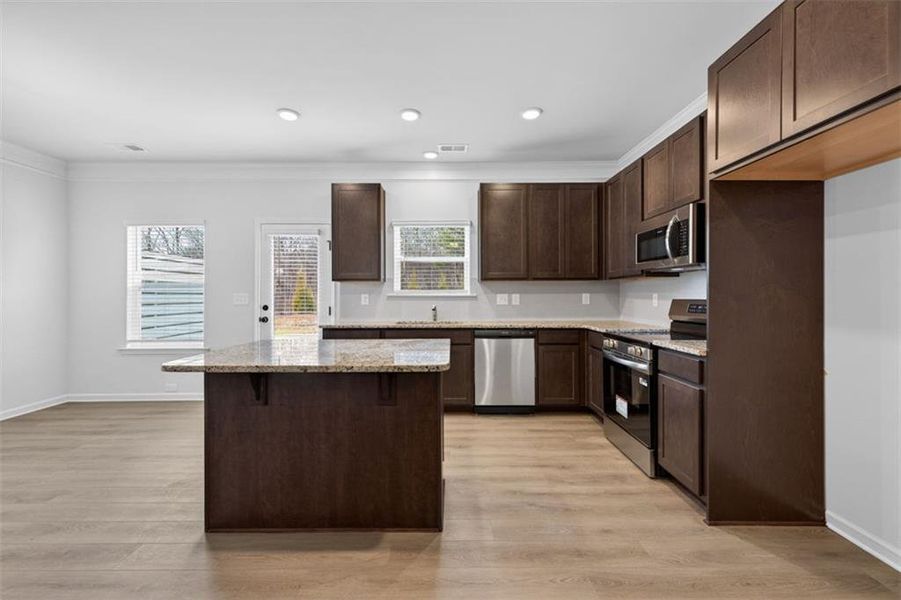 Furnished interior view inside a new home in Fuller Station, Loganville (Image 3).