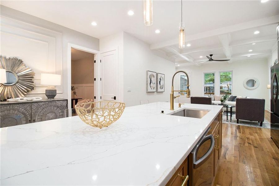 Furnished interior view inside a new home in , Atlanta (Image 46). Furnished interior view inside a new home in , Atlanta (Image 46).