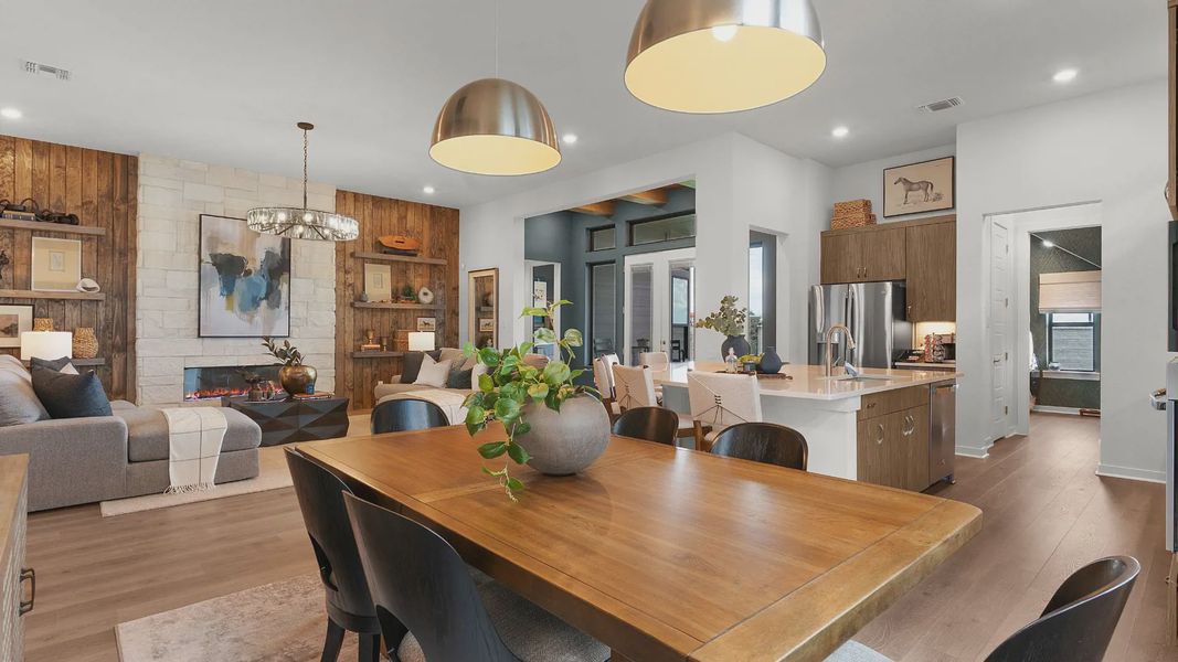 Furnished interior view inside a new home in Newhaven, Manor (Image 15).