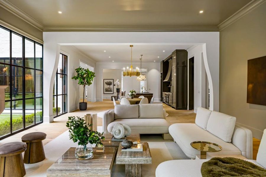 Furnished interior view inside a new home in , Atlanta (Image 14). Furnished interior view inside a new home in , Atlanta (Image 14).