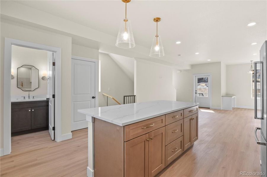 Furnished interior view inside a new home in , Colorado Springs (Image 8).