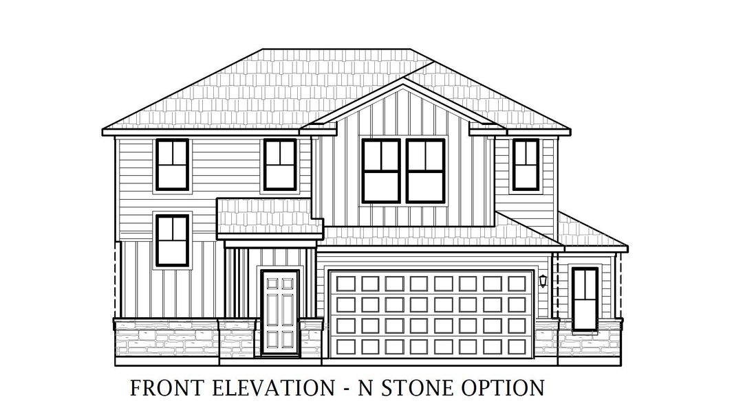 Representative exterior photo of a completed home built from the Lavaca by CastleRock Communities in Hunters Glen, Jarrell, TX (Image 6). Representative exterior photo of a completed home built from the Lavaca by CastleRock Communities in Hunters Glen, Jarrell, TX (Image 6).