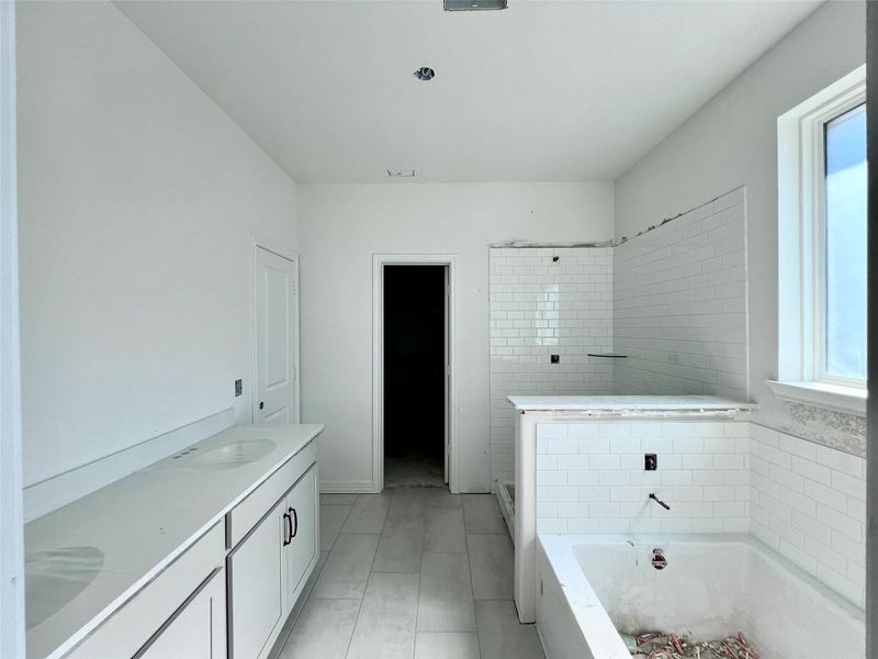 Actual progress of your home.