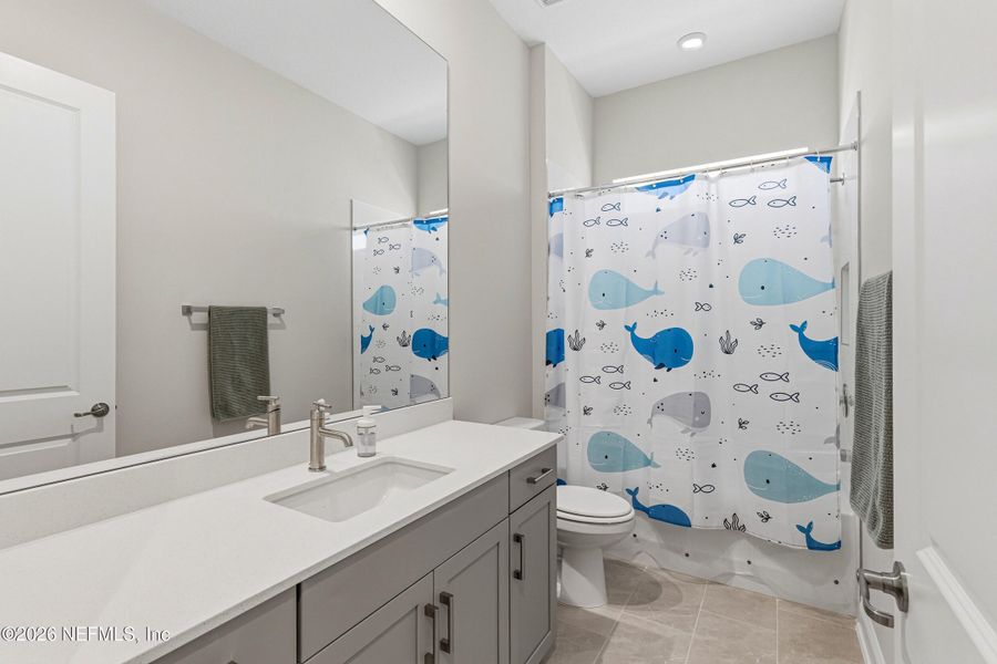 Furnished interior view inside a new home in RiverTown, St. Johns (Image 18).