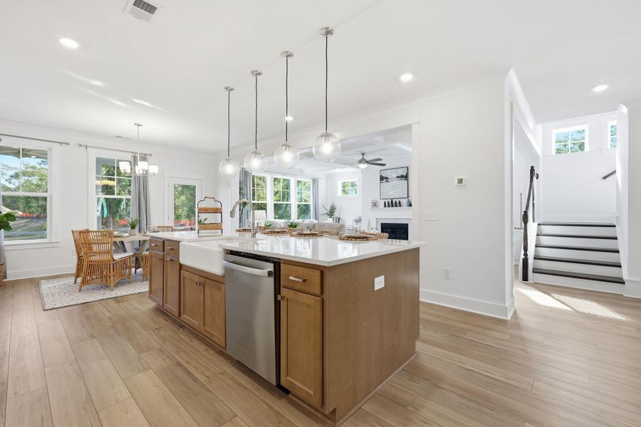 Furnished interior view inside a new home in , Summerville (Image 7).