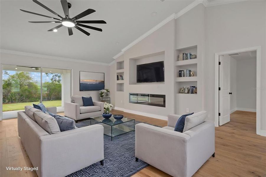 Furnished interior view inside a new home in , Weeki Wachee (Image 11).