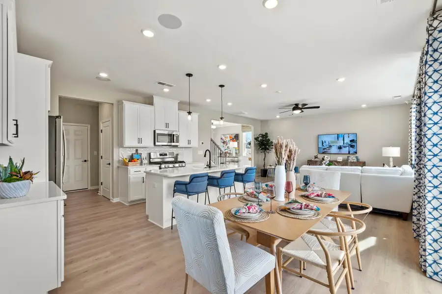 Furnished interior view inside a new home in The Coves on Lake Wylie, Charlotte (Image 3).