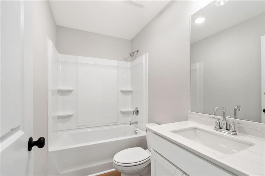 Furnished interior view inside a new home in Wildwood Place, Powder Springs (Image 7). Furnished interior view inside a new home in Wildwood Place, Powder Springs (Image 7).