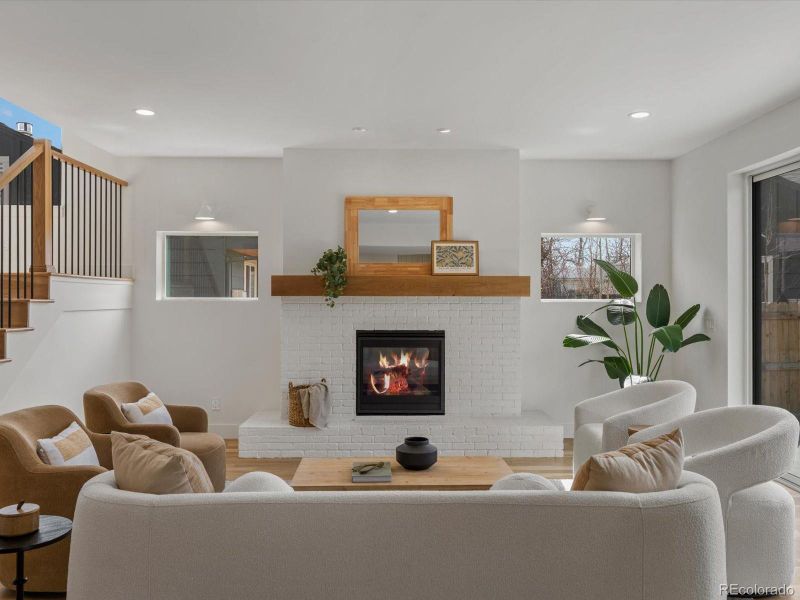 Furnished interior view inside a new home in , Denver (Image 32).