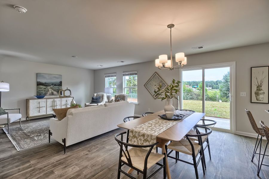 Furnished interior view inside a new home in Crystal Downs, Sumter (Image 9). Furnished interior view inside a new home in Crystal Downs, Sumter (Image 9).