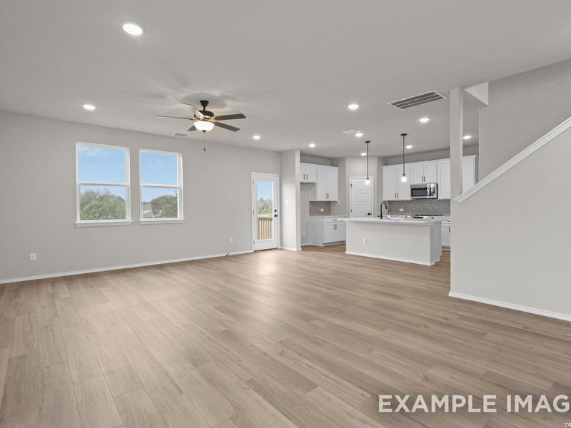 Spacious, unfurnished interior of a new home in Horizon Pointe, Converse (Image 15).