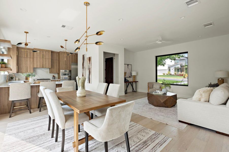 Furnished interior view inside a new home in , Austin (Image 20).
