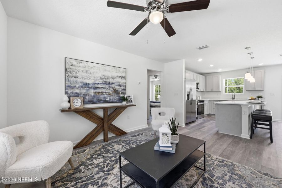 Furnished interior view inside a new home in , Hastings (Image 7).