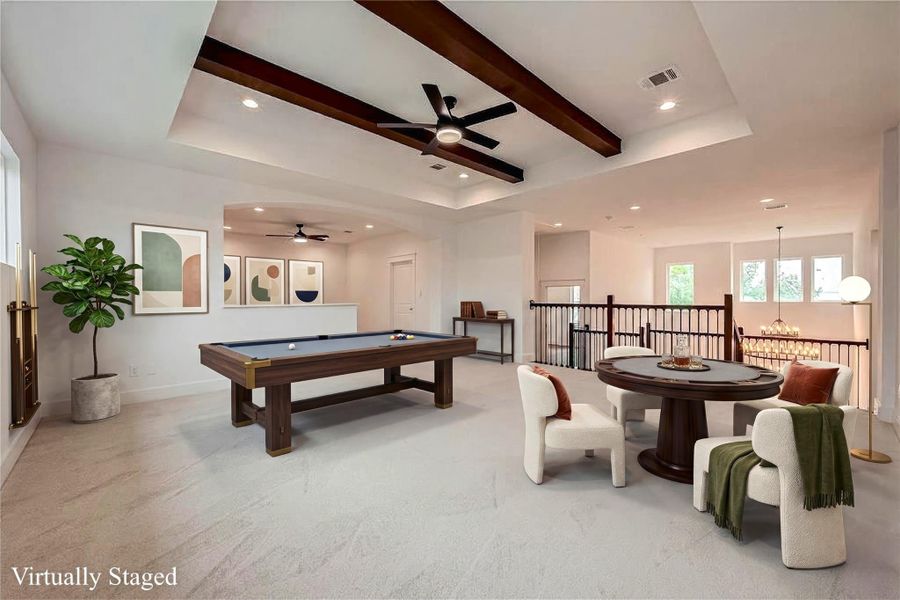 Furnished interior view inside a new home in , Montgomery (Image 9).