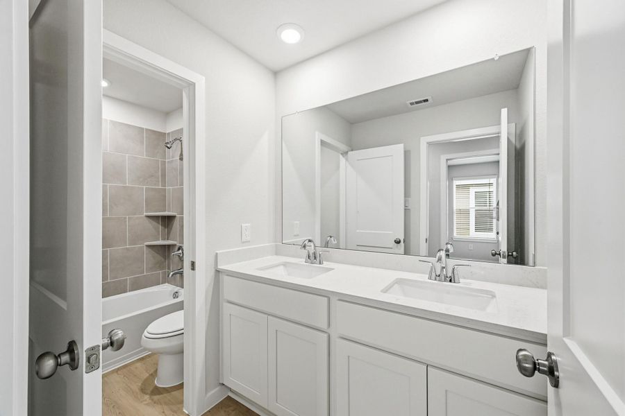 Furnished interior view inside a new home in Barrett Crossing, Crosby (Image 9). Furnished interior view inside a new home in Barrett Crossing, Crosby (Image 9).