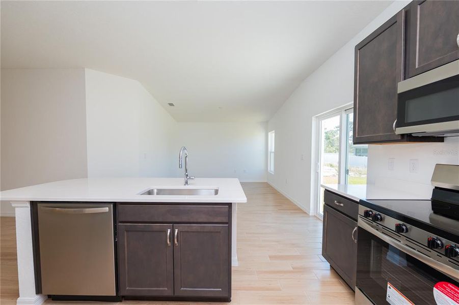 Furnished interior view inside a new home in , Sebring (Image 6).