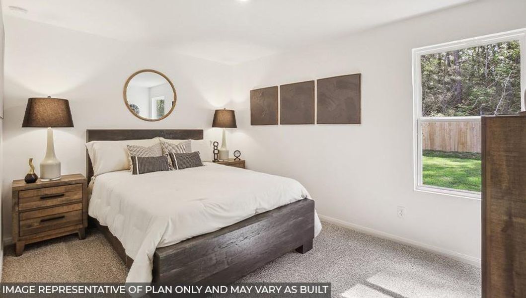 Furnished interior view inside a new home in William Trails, Willis (Image 10).