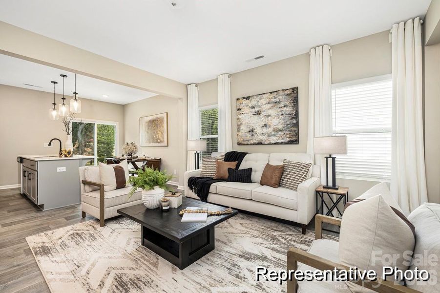 Furnished interior view inside a new home in Edgewater Lakeview On Your Lot, Lancaster (Image 14). Furnished interior view inside a new home in Edgewater Lakeview On Your Lot, Lancaster (Image 14).