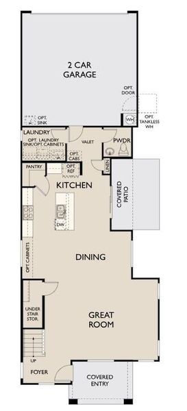 Peralta Floorplan - Lot 4 - 1st floor