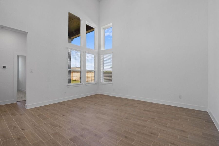 Spacious, unfurnished interior of a new home in Bridgeland, Cypress (Image 19).