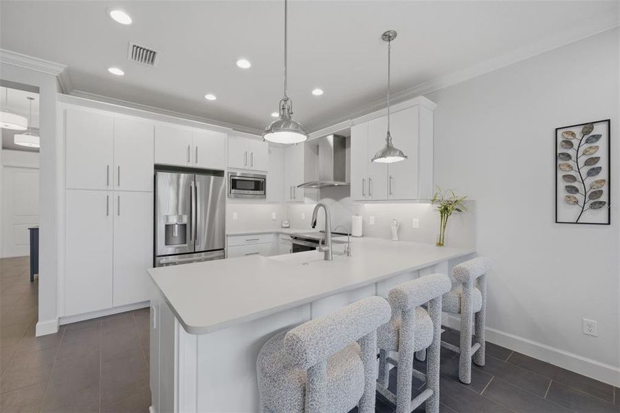 Furnished interior view inside a new home in , Wesley Chapel (Image 28).