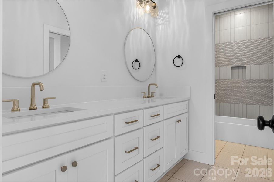 Furnished interior view inside a new home in , Charlotte (Image 29).