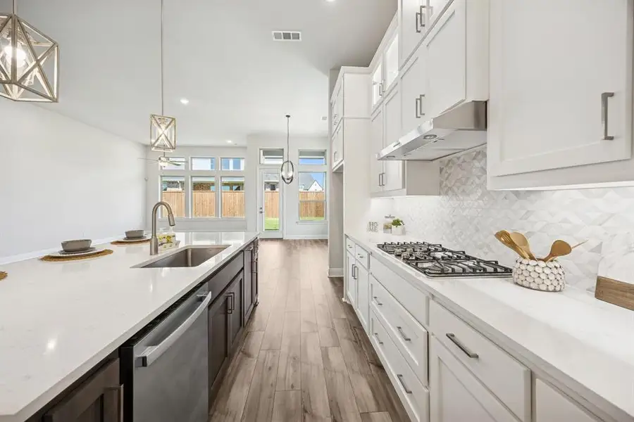 Furnished interior view inside a new home in Sandbrock Ranch, Aubrey (Image 13). Furnished interior view inside a new home in Sandbrock Ranch, Aubrey (Image 13).