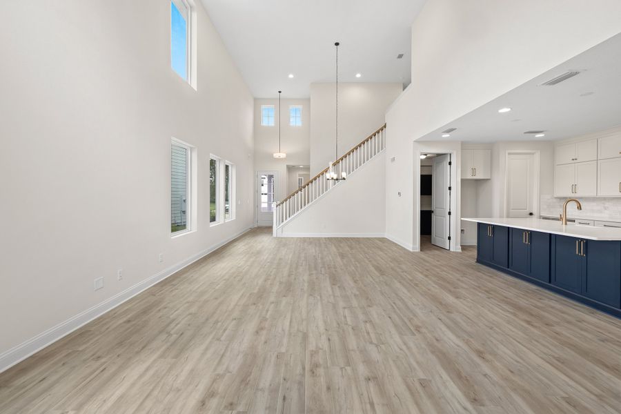 Representative unfurnished interior of a home built from the Palmetto by Riverside Homes in Mariposa at EverRange 40' Series, Jacksonville (Image 99).