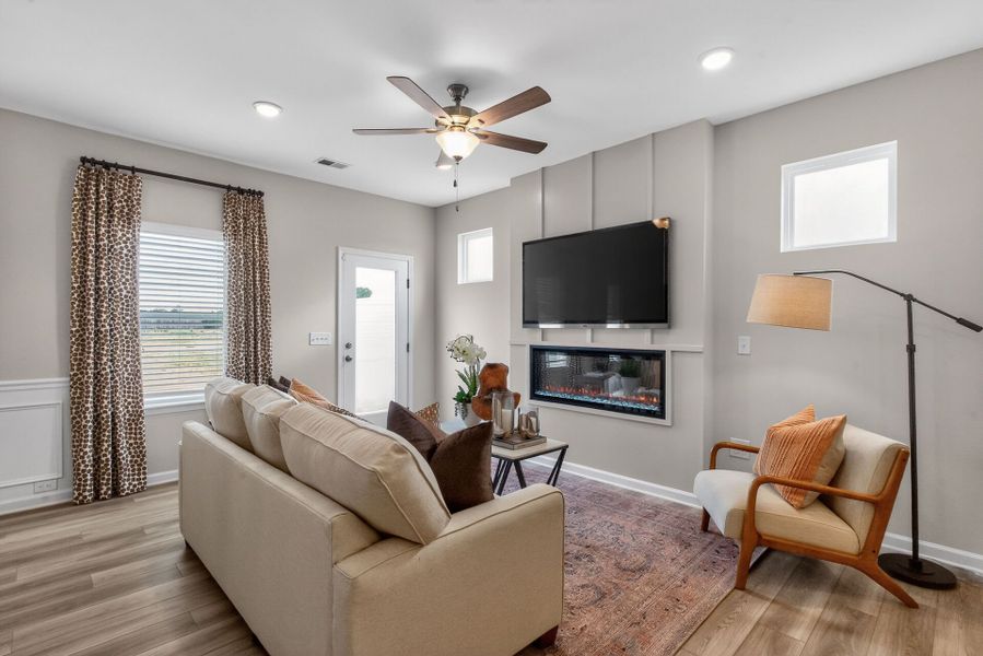 Furnished interior view inside a new home in Cape Overlook, Lillington (Image 7).