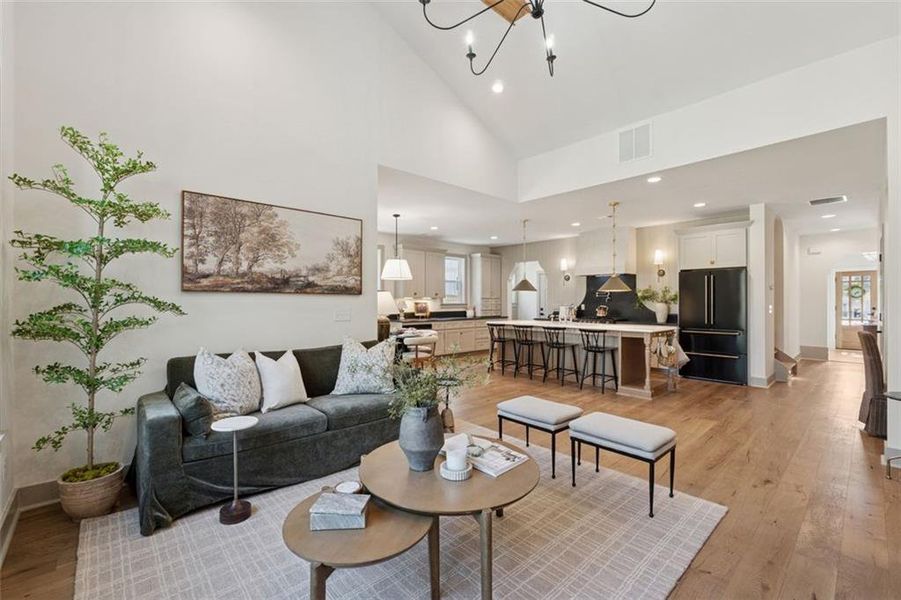 Furnished interior view inside a new home in , Marietta (Image 16).
