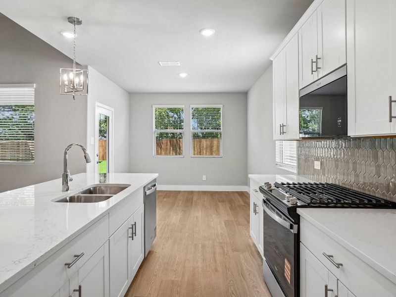 Furnished interior view inside a new home in Eastridge - Premier Series, McKinney (Image 6).