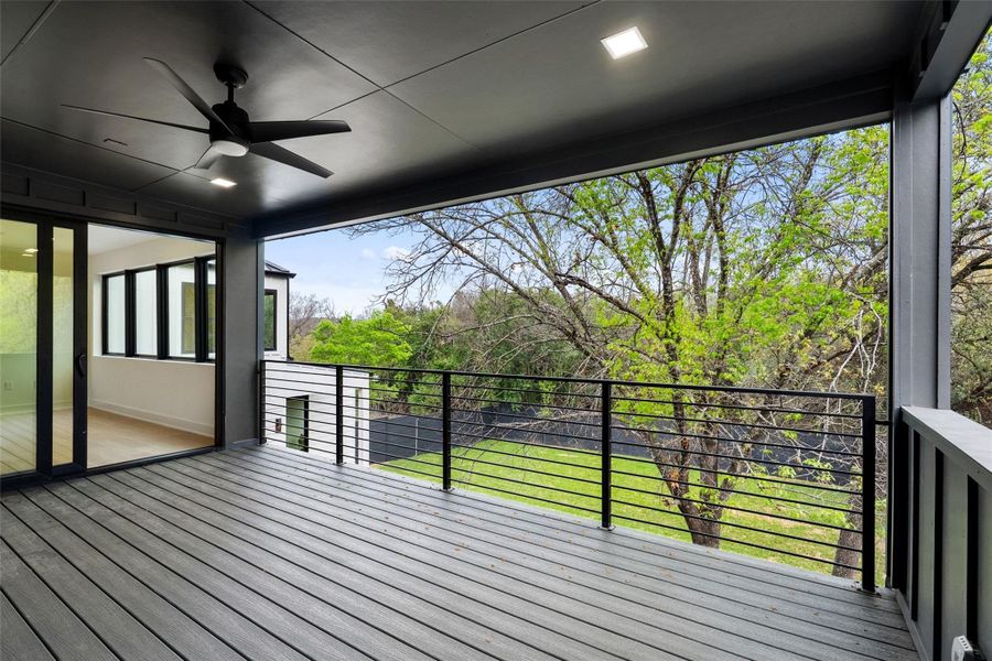 Exterior details and patio area of a home in , Austin (Image 30).