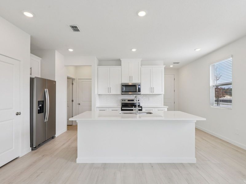 Furnished interior view inside a new home in Parkside at Shearwater, St. Augustine (Image 4).
