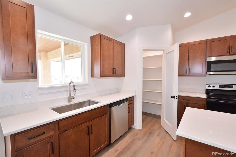 Furnished interior view inside a new home in , Pueblo (Image 10).