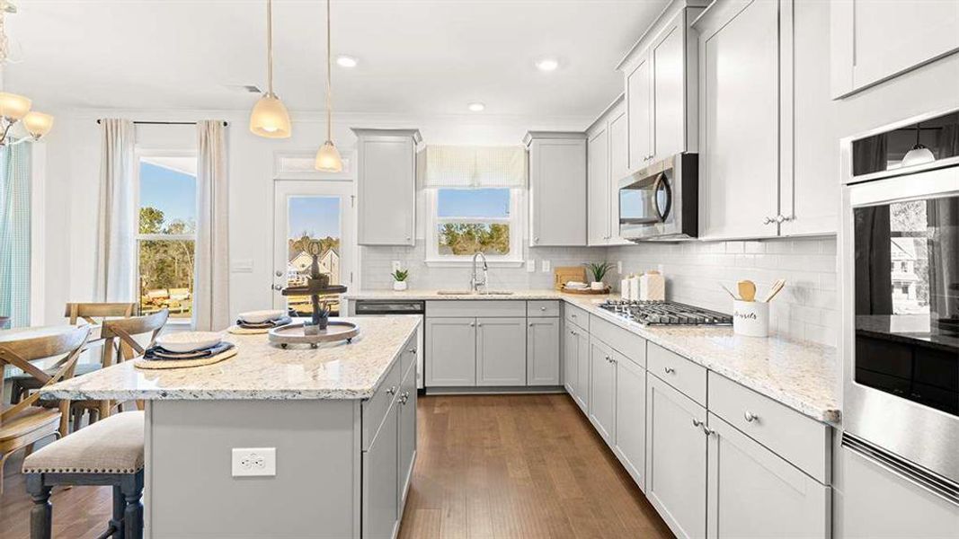 Furnished interior view inside a new home in Heritage Pointe, Senoia (Image 41).