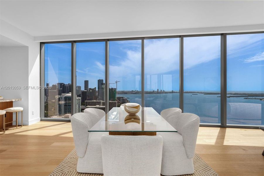Furnished interior view inside a new home in , Miami (Image 3).