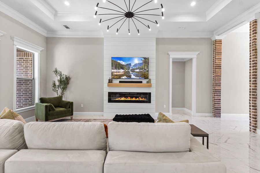 Furnished interior view inside a new home in , Beaumont (Image 31).