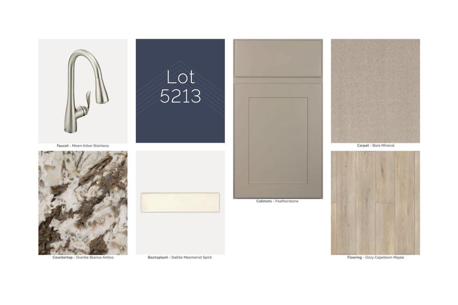 Sample of building materials used in homes in Marvida, Cypress (Image 17).