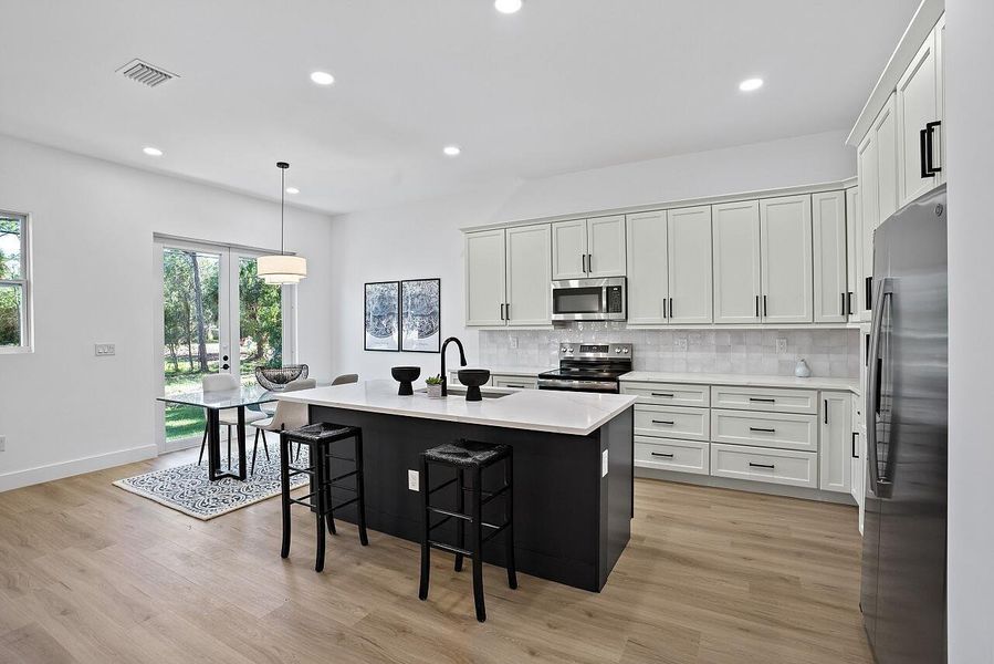 Furnished interior view inside a new home in , Vero Beach (Image 20).