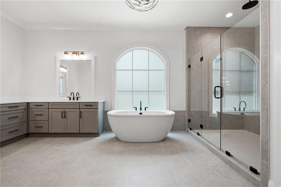 Furnished interior view inside a new home in , Milton (Image 15).